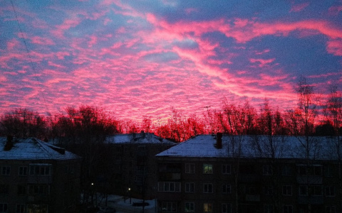 Фото дня: волшебный рассвет в Кирове