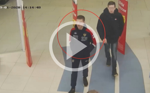 В Кирове разыскивают парня, обокравшего магазин «Спортмастер»