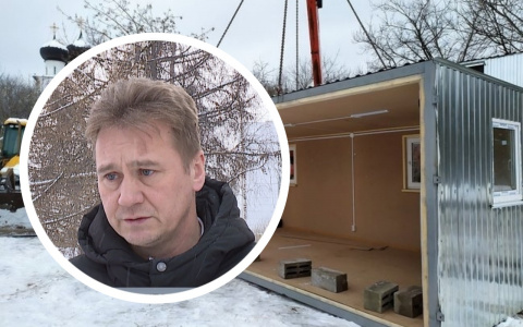 «Узнав, сколько человек живут в тепловых камерах, я ужаснулся»: в Кирове поставили теплый дом для бездомных
