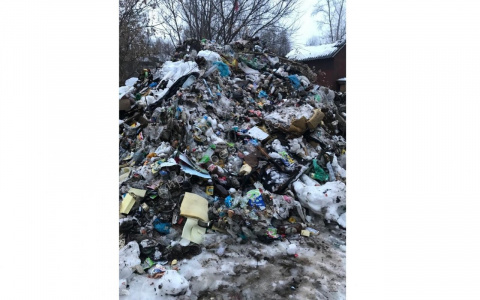 "Горы из мусора выше сугробов": жители Котельничского района тонут в отходах