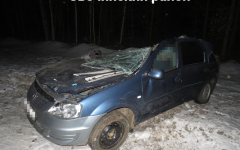 В Свечинском районе иномарка врезалась в грузовик: двое погибли