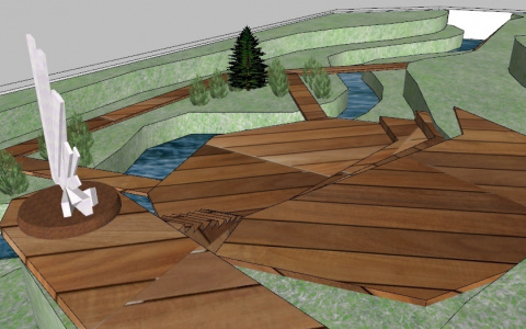 Рядом с перекрестком Романа Ердякова и Московской появится современный сквер