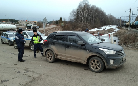 В Кировской области полицейские смогли остановить водителя только стрельбой