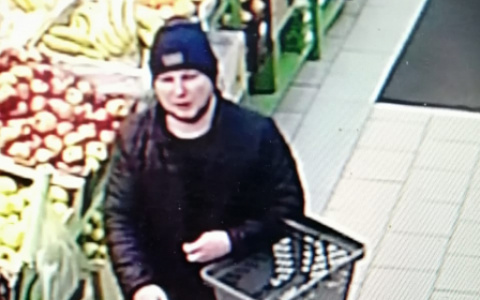 Попал на видео: в Кирове полиция ищет мужчину, который украл из магазина продукты