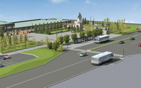 Опубликован проект обновления площади Маршала Конева