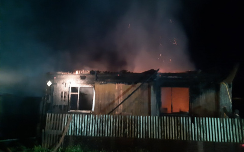 В Вятскополянском районе в пожаре сгорела семейная пара