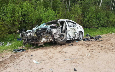 В смертельной аварии в Советском районе погиб один человек и пострадали трое