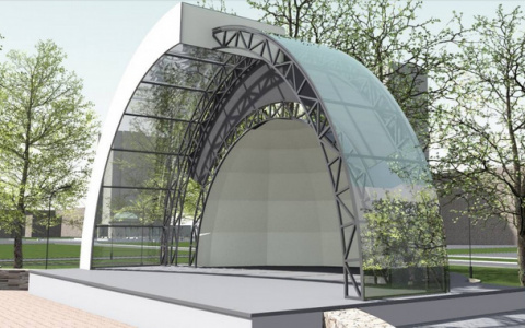 Новая сцена и роликодром: появился проект благоустройства парка имени Гагарина