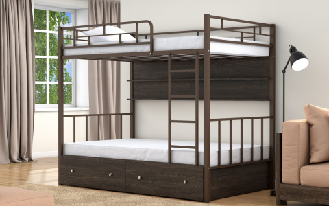 Экономим пространство в квартире: двухъярусные кровати для взрослых и детей