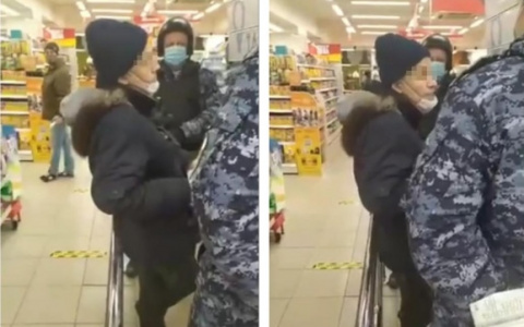 В Росгвардии прокомментировали инцидент с покупателем в маске в кировском магазине