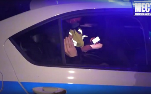 За пьяным водителем без прав устроили погоню по улицам Кирова