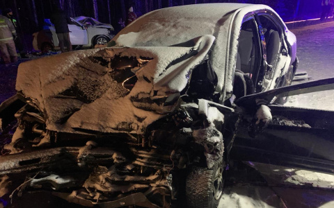 В массовой аварии в Кирово-Чепецком районе погибли 3 человека