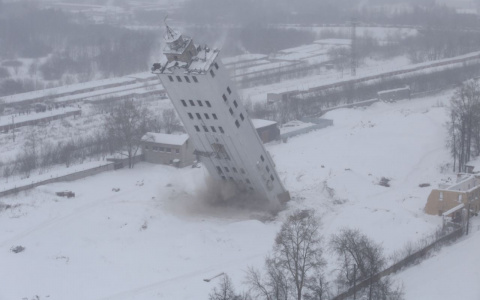 Взрыв башни на Мелькомбинатовском проезде: прямая трансляция
