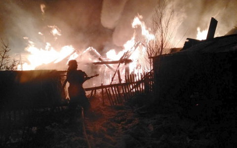 В Кировской области в пожаре погибли два человека