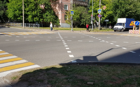 Еще на трех перекрестках в Кирове хотят нанести диагональную разметку