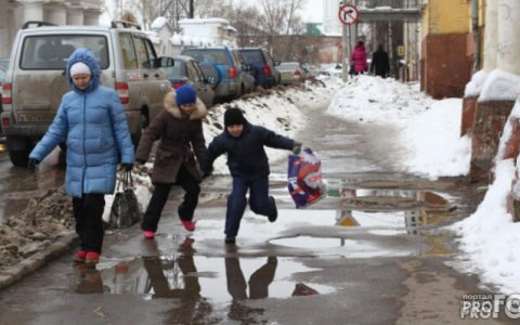 Известно, когда в Кирове и области наступит оттепель