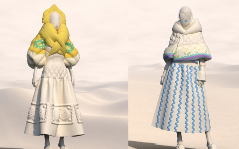 Дизайнер Алена Ахмадуллина создала виртуальную коллекцию одежды с мотивами вятской дымки