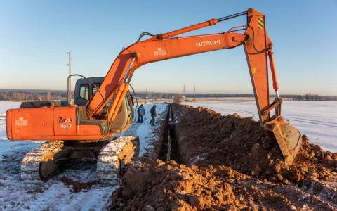 В Кировской области продолжается строительство межпоселкового газопровода
