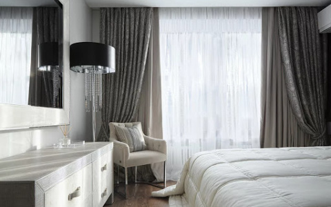 Выбираем шторы для гостиной, спальни и кухни