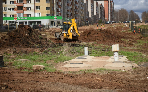 В Кирове начали строить улицу Сурикова
