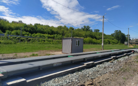 На Вятском фанерном комбинате ввели в эксплуатацию новые автомобильные весы