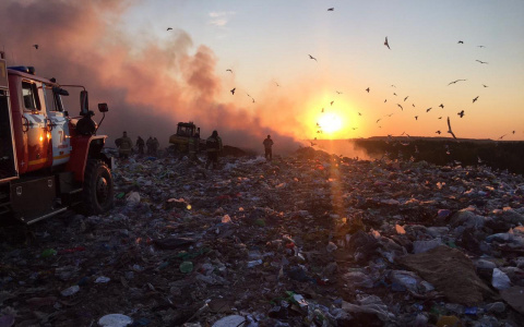 Пожар на мусорном полигоне в Лубягине: кто виноват и что делать?