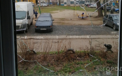 В Кирове задержали несколько человек, которые по ночам били стекла в офисных зданиях