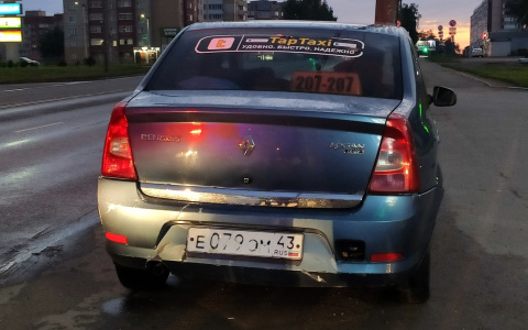 В Кирове поймали пьяного таксиста