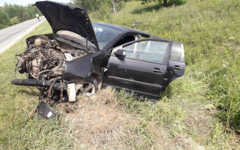 После ДТП в Уржумском районе госпитализировали 2-летнего мальчика