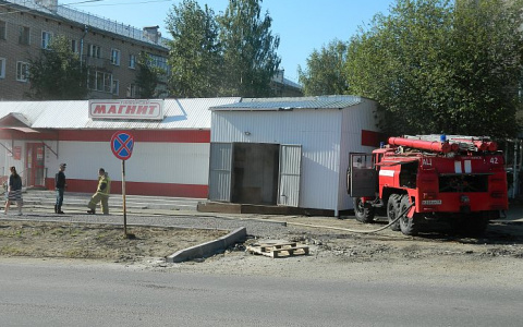 В Кировской области загорелся «Магнит»