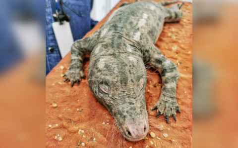 «Усики и розовые пяточки»: скульптор восстановил облик древнего звероящера из Котельнича