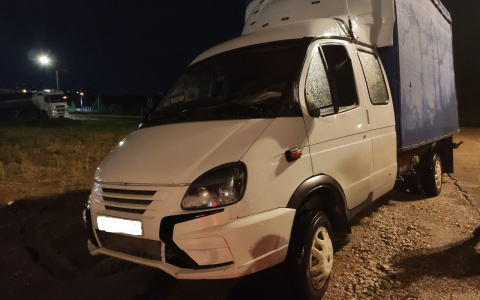 В Кирове пьяный водитель «Газели» упал в кусты