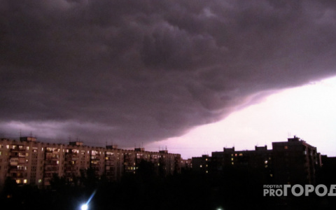 4 августа в Кирове ожидается сильная гроза