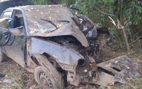 В Кировской области съезд в кювет машины Daewoo Nexia привел к гибели пассажира