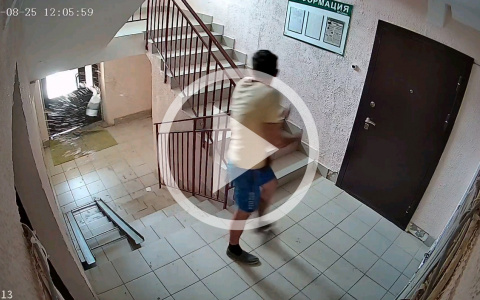 Брошенная двухлитровая бутылка с водой чуть не попала в голову кировчанину: видео