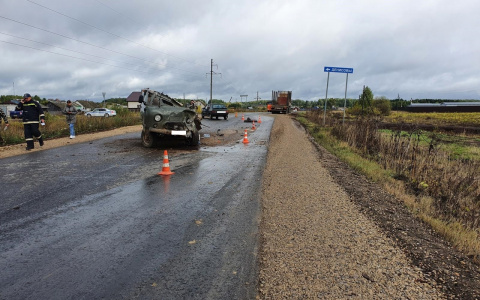 В Слободском районе произошла массовая авария с пострадавшими