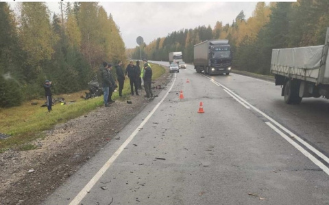 Под Черной Холуницей столкнулись «Приора» и Volvo: погибла девушка-пассажир «Лады»
