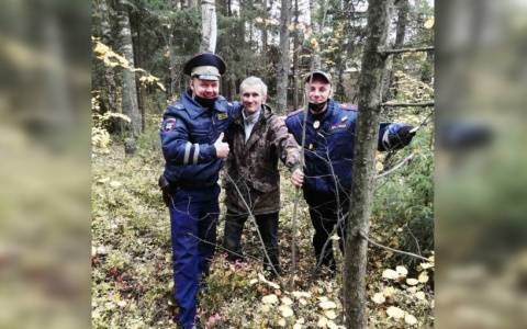 В Кировской области полицейские спасли заблудившегося пенсионера