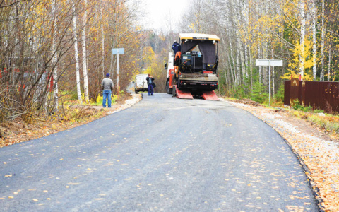 В пригороде Кирова ремонтируют дороги и устанавливают освещение