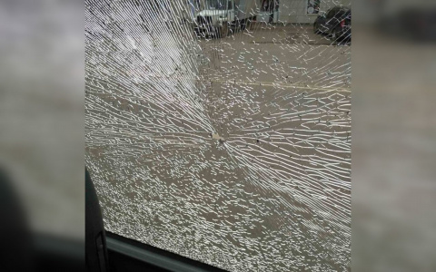 В Кирове троллейбус обстреляли металлическими пулями