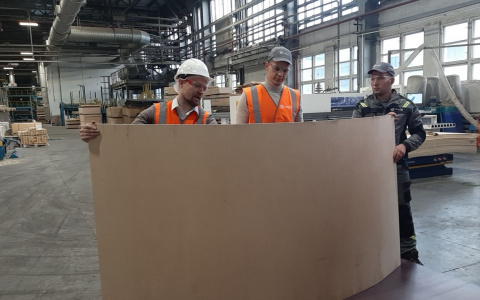 Segezha Group и PERI протестируют  гибкую фанеру