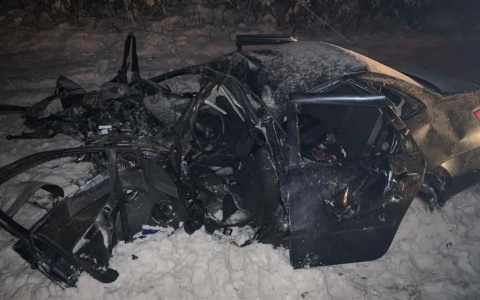 В Кировской области в ДТП на трассе погиб 29-летний водитель «Гранты»