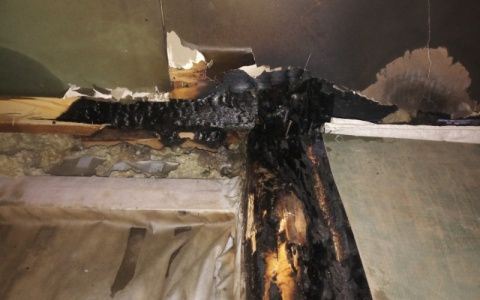 В Кировской области загорелся магазин