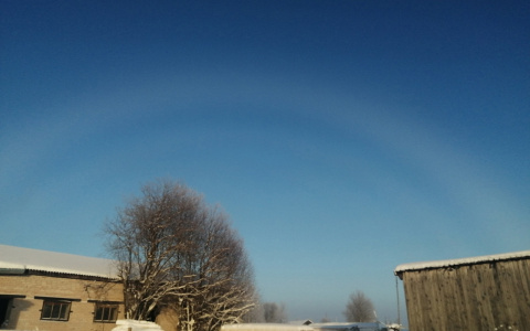 Жители Кировской области наблюдали необычное оптическое явление