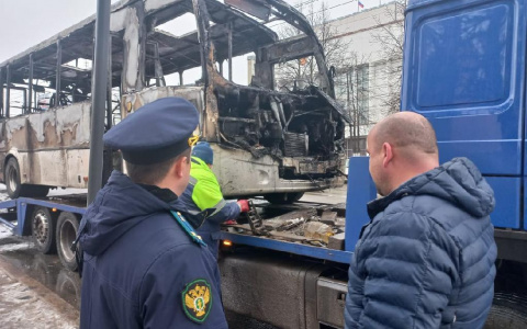 Известны итоги проверки после пожара в кировском автобусе 84-го маршрута