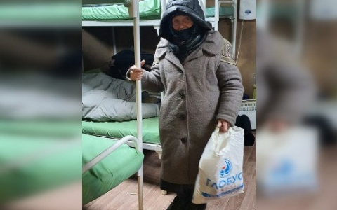 Волонтеры помогли бездомной бабушке с собакой обрести приют