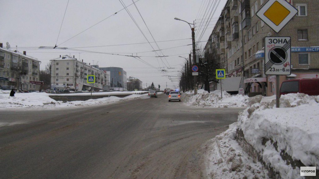 В центре Кирова сбили пешехода