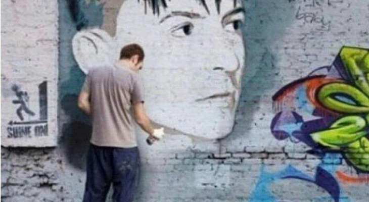 В Кирове фанатам разрешили нарисовать граффити в память Честера Беннингтона