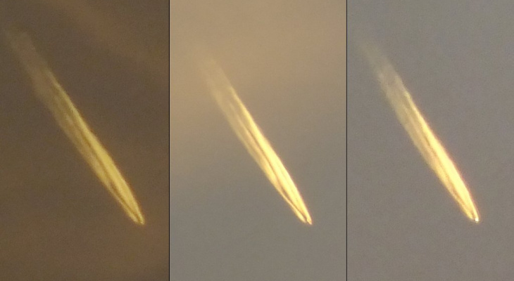 В небе над Кировом сфотографировали неизвестный яркий объект