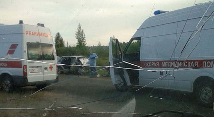 Лобовое ДТП в Кирово-Чепецком районе, очевидцы сообщают о погибших